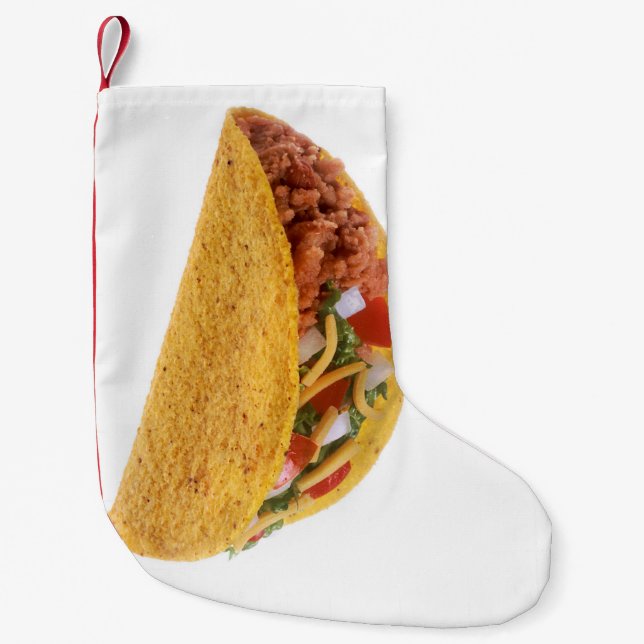 Hård Snäcka Taco Liten Julstrumpa (Framsidan)