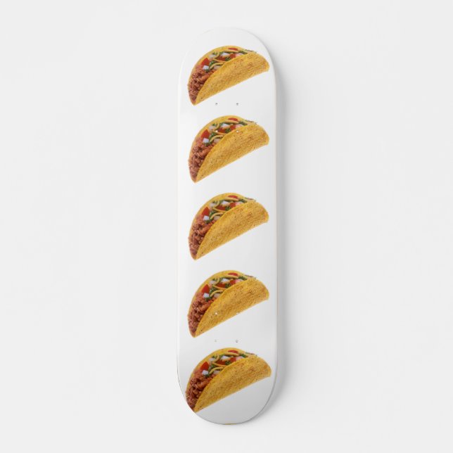 Hård snäckaTaco Skateboard Bräda 21,5 Cm (Framsida)