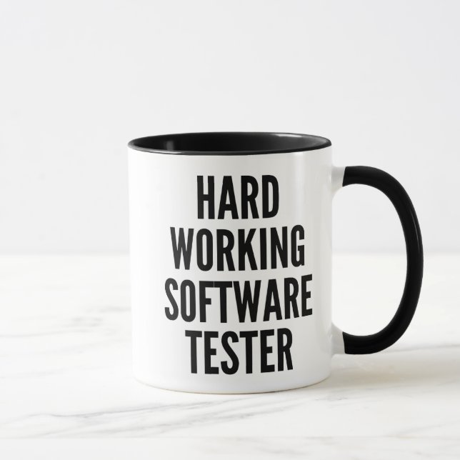Hård Software Tester Mugg (Höger)