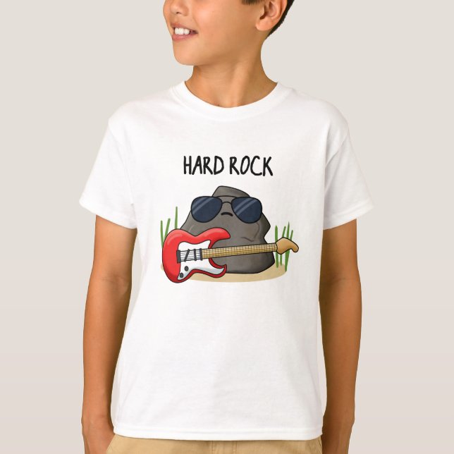 Hard Sten Funny Geology Music Pun T Shirt (Framsida)