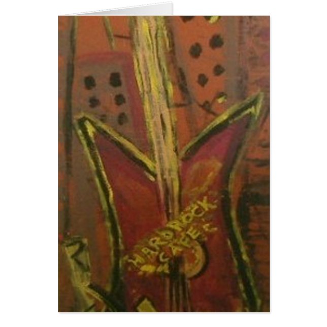 HARD STEN HÄLSNINGSKORT (Framsidan)