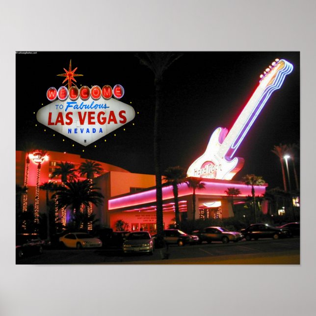 Hard Sten Hotel Las Vegas Poster (Framsidan)