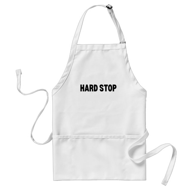 Hard Stop | Professional Studio  Förkläde (Framsidan)