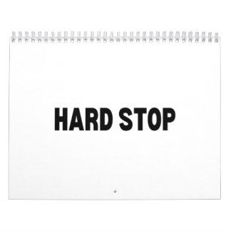 Hård Stopp | Minimalistisk Väggkalender Kalender