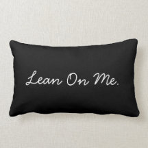 Hård tiddekorativ kudde (svarten)