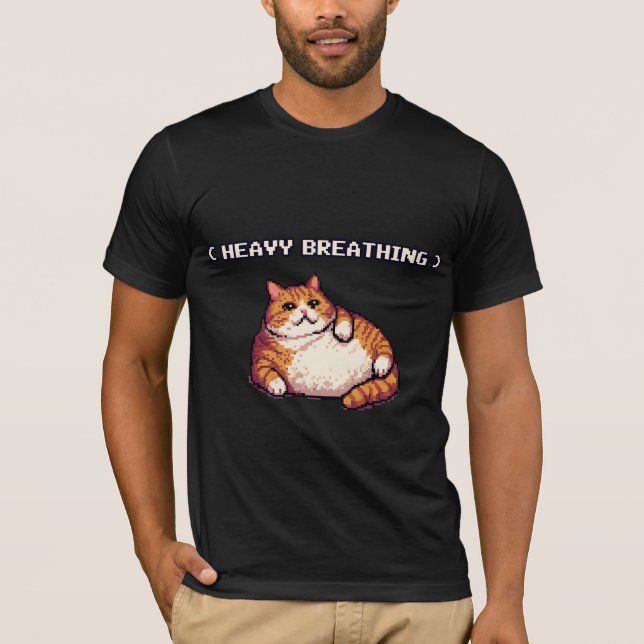 Hård tjock - kattmembranbild t shirt (Framsida)