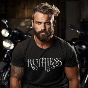 Hård typografi design t shirt