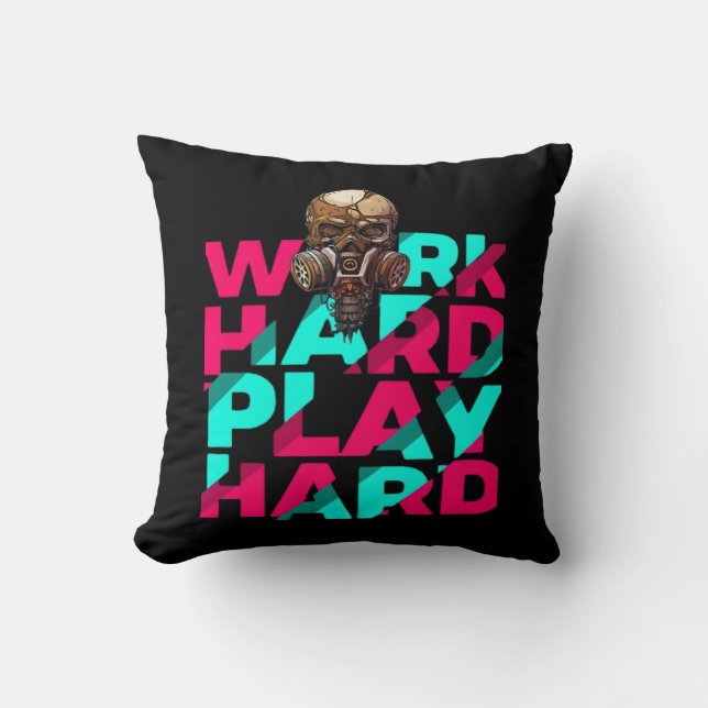 Hård uppspelning av hårda skullflyttningar, nödvän kudde (Framsida)