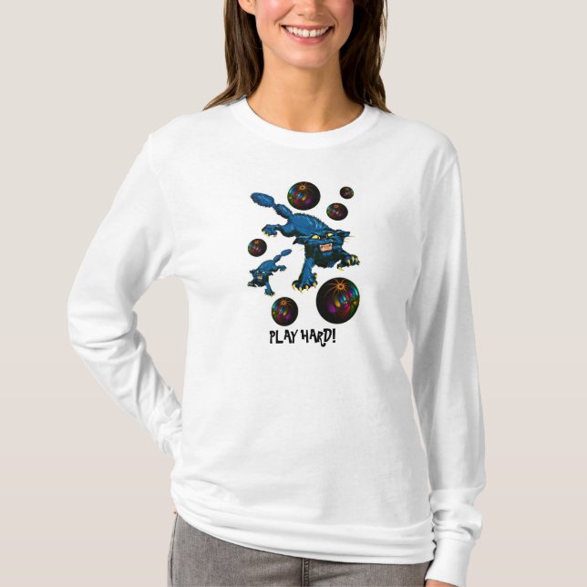 Hård utslagsplatsskjorta för lek t-shirt (Framsida)