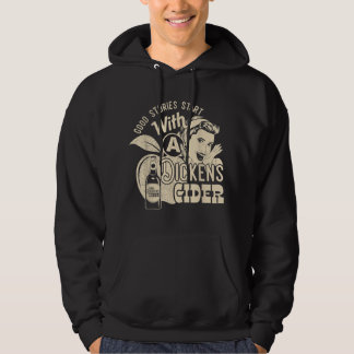 Hårda dickens Cider Girl Whiskey och Beer Apple Hu Hoodie