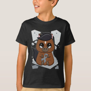Hårda hästar med Ribbon World Dyslexia Awar T Shirt