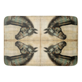 Hårda konsthäder av Harmonisk häst Badrumsmatta