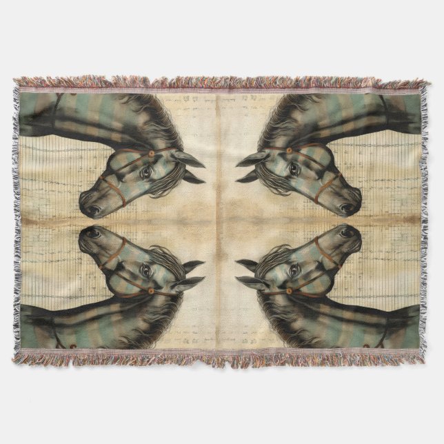 Hårda konsthäder av Harmonisk häst Filt (Framsidan)