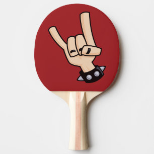 Hårda Metall Djävulen Horns Pingisracket