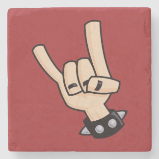 Hårda Metall Djävulen Horns Stenunderlägg