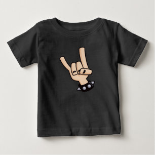 Hårda Metall Djävulen Horns T Shirt