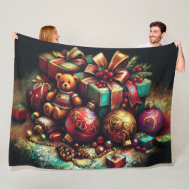 Hårda Pastel Teckning jul Helgdag Motifs Fleecefilt