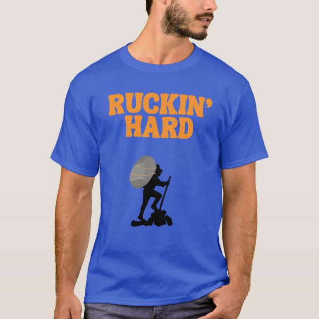 Hårda ruckin för den förkrossande haken t shirt (Framsida)