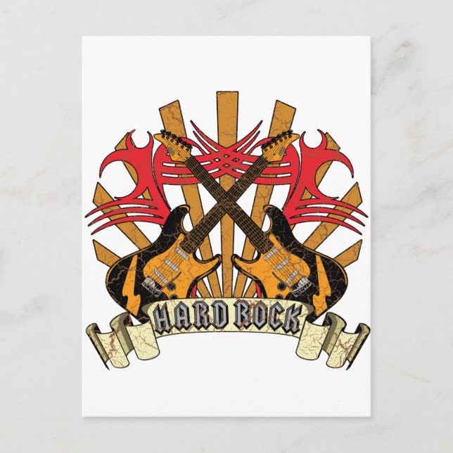 Hårda Sten Guitars Vykort (Framsida)