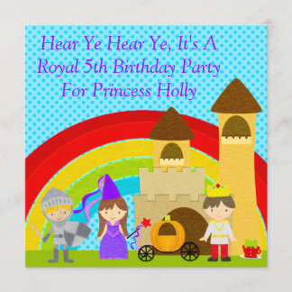 Hårda Ye Hear Ye, det är ett Royal Party CSTM Inbjudningar