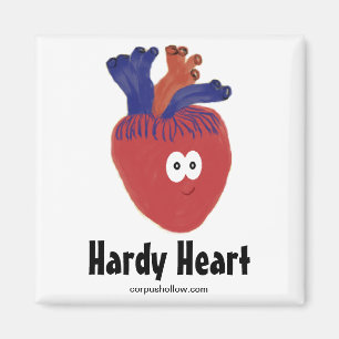 Härdad hjärtamagnet magnet