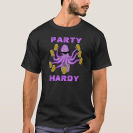Härdad skjorta för party t-shirt
