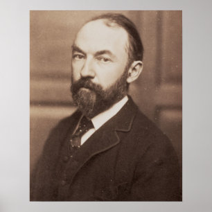 Härdade Thomas (1840-1928) (sepiafotoet) Poster