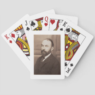 Härdade Thomas (1840-1928) (sepiafotoet) Spelkort