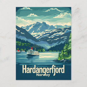 Hardangerfjord Norge Vykort