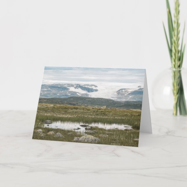 Hardangervidda Norge Card Kort (Framsida)