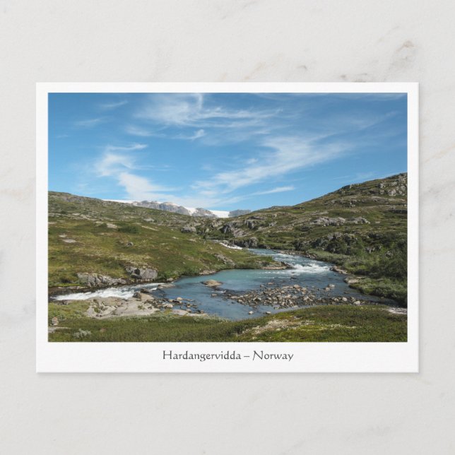 Hardangervidda Norge Vykort (Framsida)