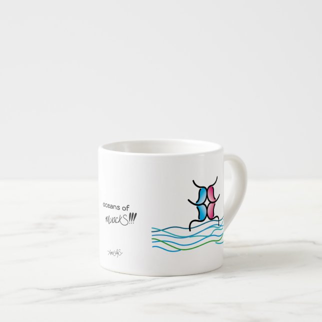 Hårdårar av muackS!!!!! W/M Espressomugg (Framsida höger)