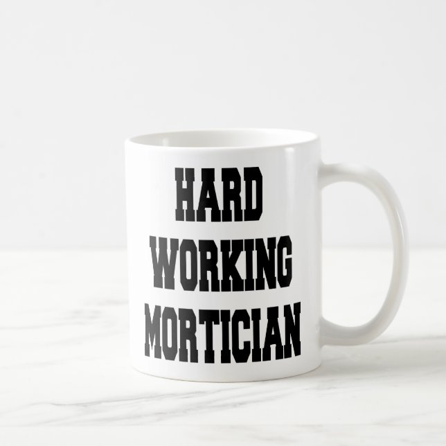 Hårdarbetande martiker kaffemugg (Höger)