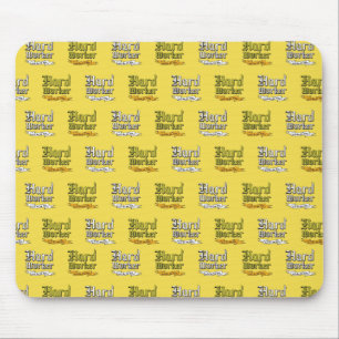 Hårdarbetare Hämtar det jobb som gjorts med musen Musmatta