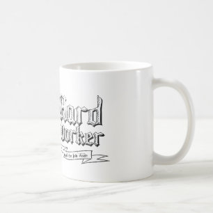 Hårdarbetare: Hämtar jobbet gjort Kaffemugg
