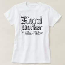 Hårdarbetare: Hämtar jobbet