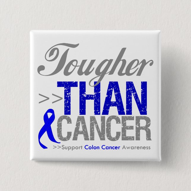 Hårdare än cancer - Colon Cancer Knapp (Framsida)