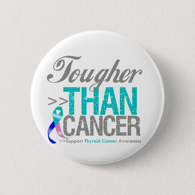 Hårdare än cancer - sköldkörtelcancer knapp (Framsida)