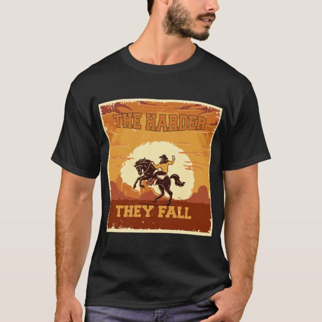 Hårdare de faller offer för t shirt (Framsida)
