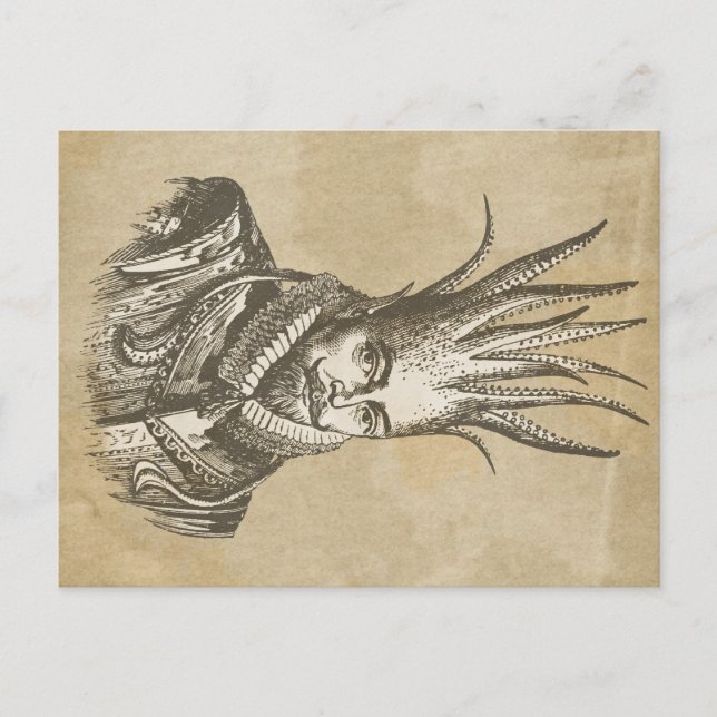 "Hårdaren av djupet" Vykort (Framsida)