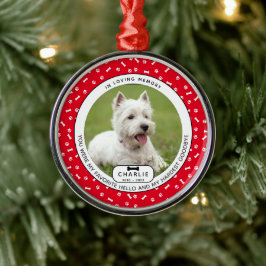 Hårdast farväl Pet Memorial Glass Ornament