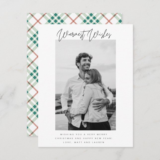 Hårdast Önskemål Photo Play-jul Julkort (Fram/baksida)