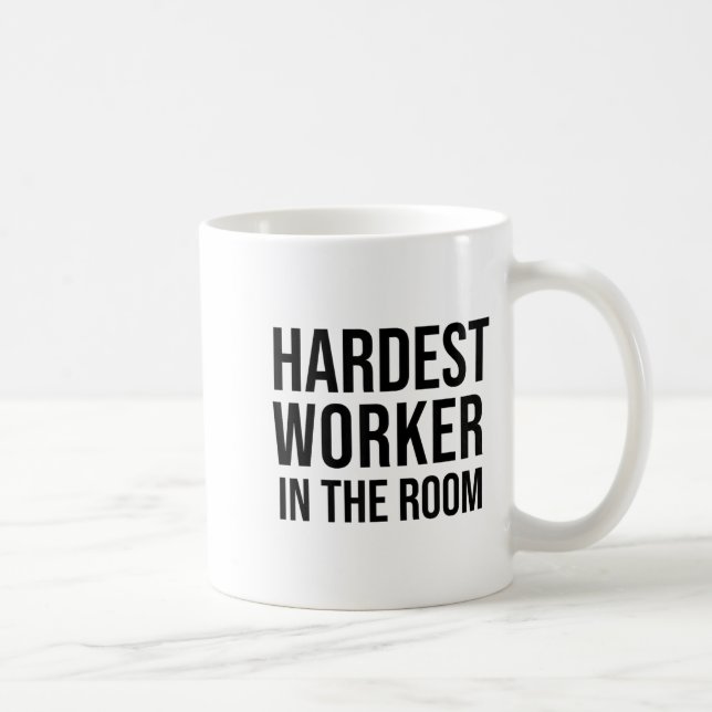 Hårdaste Arbetaren I Rummet , träning Motivation S Kaffemugg (Höger)