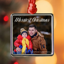 Hårdaste Jul-Elegant - vitskript - foto Julgransprydnad Metall