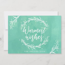 Hårdaste Önskemål-Helgdag-utandning och vattenfärg Julkort