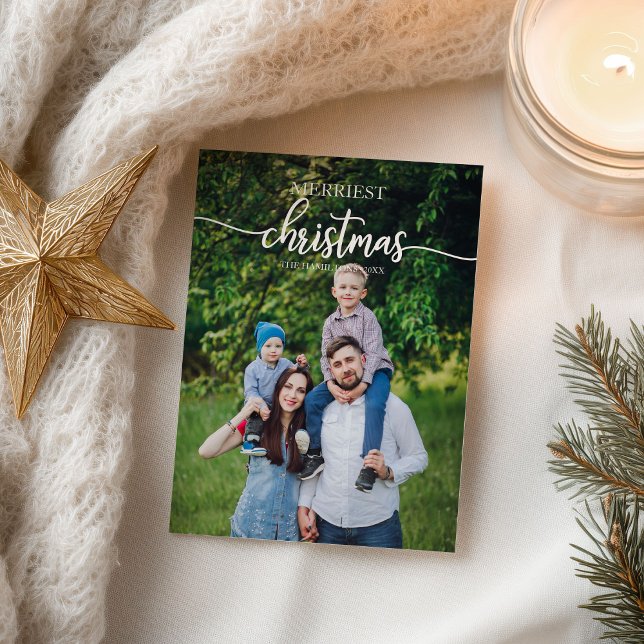 Hårdaste unika fotoJulhälsningar i julklapp Vykort (Skapare uppladdad)
