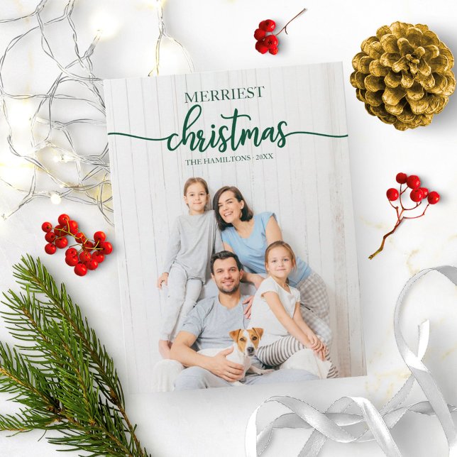 Hårdaste unika fotoJulhälsningar i julklapp Vykort (Skapare uppladdad)