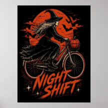 Hardball Syndicate Retro Halloween Nattarbete Häxa