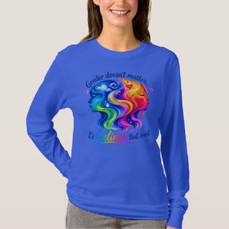Hardball Syndicate Women Rainbow Feelings Lång Ärm T Shirt
