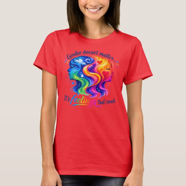 Hardball Syndicate Women Rainbow Feelings Tee (Framsida)